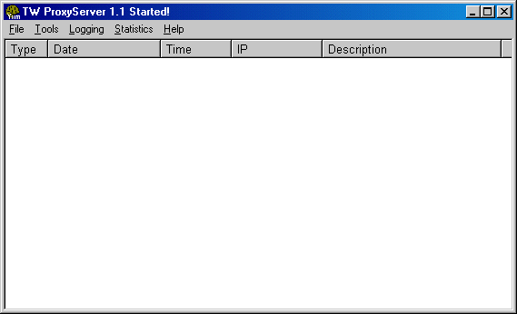 ProxyServer Screenshot